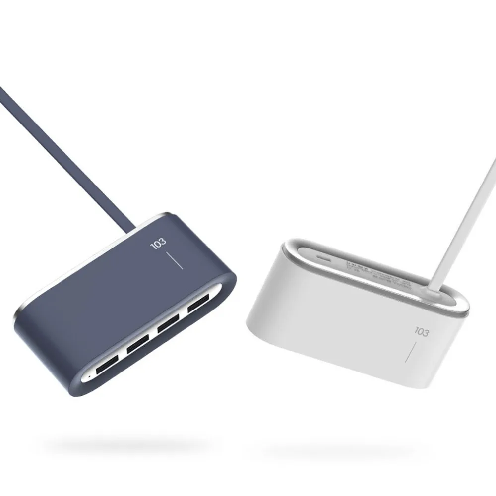 4-портовый USB 2,0 концентратор разветвитель 4 в 1 конвертер концентратор USB разветвитель