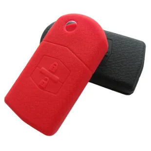

10pcs Silicone Remote Smart Key Fob Case Cover For Mazda 6 M5 M3 M2 BLACK / RED / WHITE