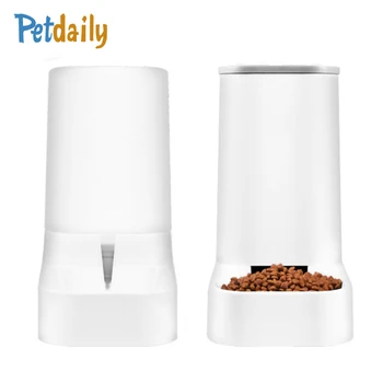 

Pet Waterer,Automatic Dog Food/Water Feeder and Dispenser,Plastic 3.8L Large Capacity Pet Feeding Bowl for Small/Large Dog Cat