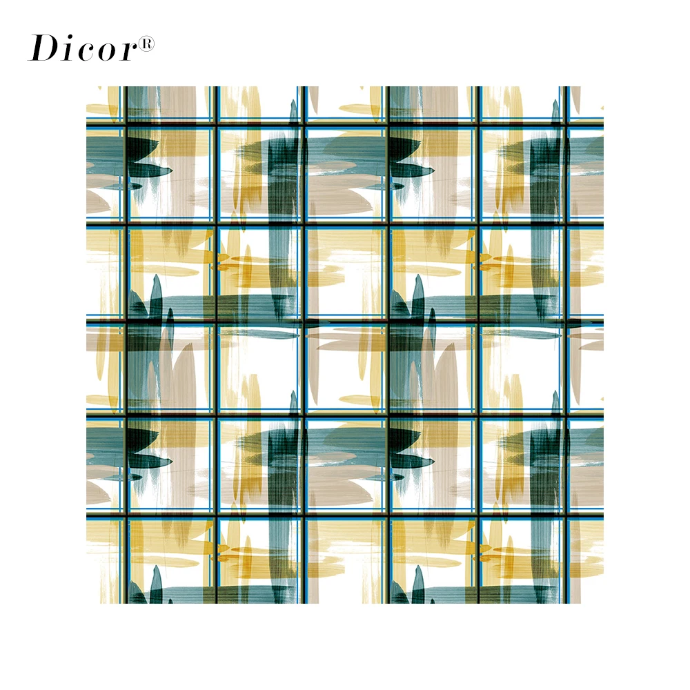 

DICOR 45/90*200 CM Abstract Art Stained Window Film INS Style Modern Fashion Home Decor 2019 New BLT2325KJ