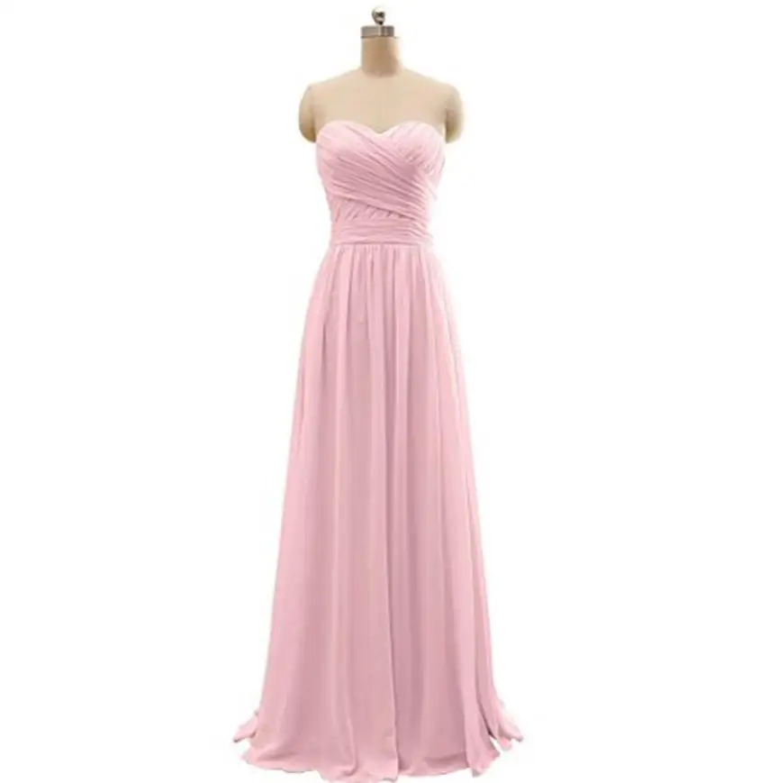 Vestido madrinha2019 шифоновый сексуальный v-образный вырез 3 стиля мятный зеленый Румяна Розовый Серый Фиолетовый королевский синий Длинные платья подружек невесты - Цвет: pink
