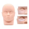 Pro Silicone Training Mannequin Flat Head Closed Eyes for Practice Makeup for Eyelash Extensions Makeup Face Painting ► Photo 2/6