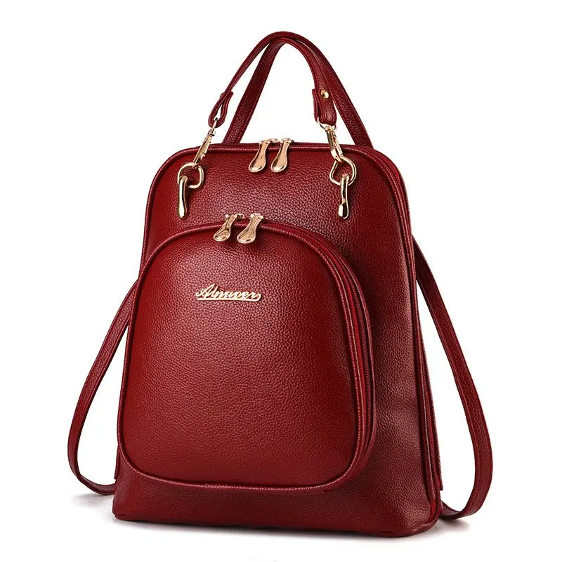 2019 женские кожаные рюкзаки высокое качество женский рюкзак роскошный дизайн