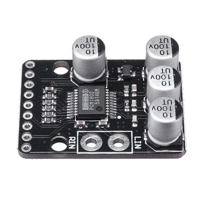 Top 24Bit Pcm1802 Audio Stereo A/D Converter Adc Decoder Amplifier Player Board | Электроника
