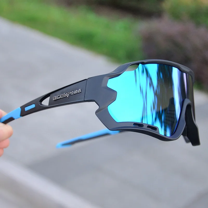 ACEXPNM, брендовые Новые поляризованные велосипедные очки, очки для горного велосипеда, велосипедные очки, для спорта на открытом воздухе, велосипедные солнцезащитные очки, очки с 4 линзами