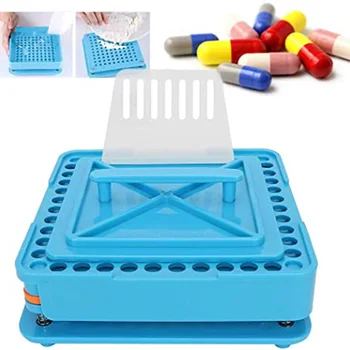 

Coffee Filling Manual Machine 100 Holes Empty Filler with Powder Spreader Plates MDJ998