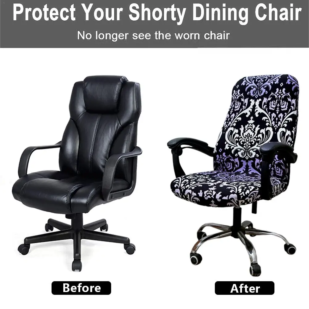 Универсальный Эластичный чехол для офисного кресла нескользящий Чехол стула