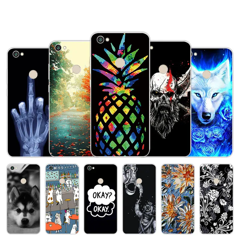 Роскошный силиконовый чехол для Xiaomi Redmi 3 4 S2 7 Note 5A Prime 4I 4C Space Design TPU Transparente Para чехлы