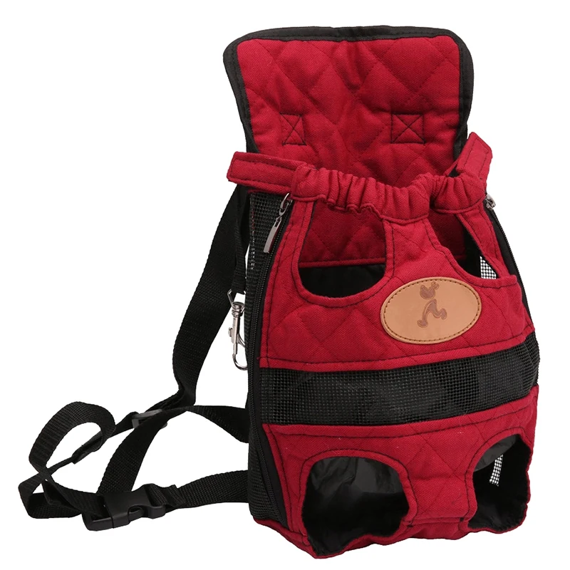 

Super sell-Outdoor Travel Pet Backpack Breathable Pet Backpack Portable Pet Out Bag Summer Travel Waterproof Pet Bag-Size M