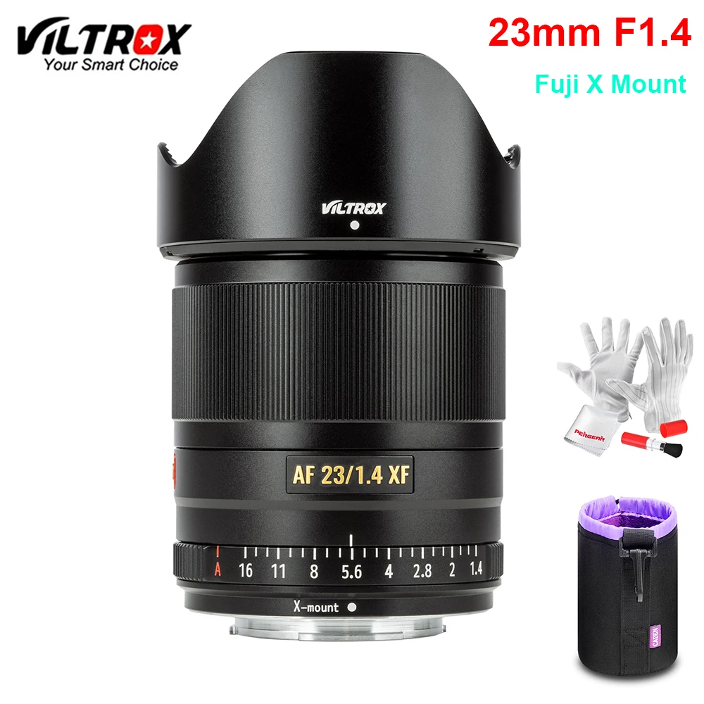 Компактный объектив VILTROX 23 мм F1.4 XF с автофокусом и большой диафрагмой для Fujifilm