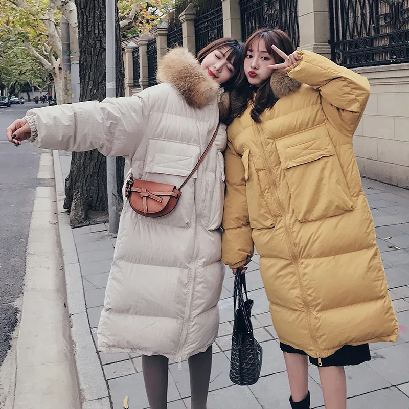 

Down Jacket Cotton-padded Clothes Women's Mid-length 2019 Winter Best Friend-Cotton-padded Clothes Korean-style Cotton-padded Ja