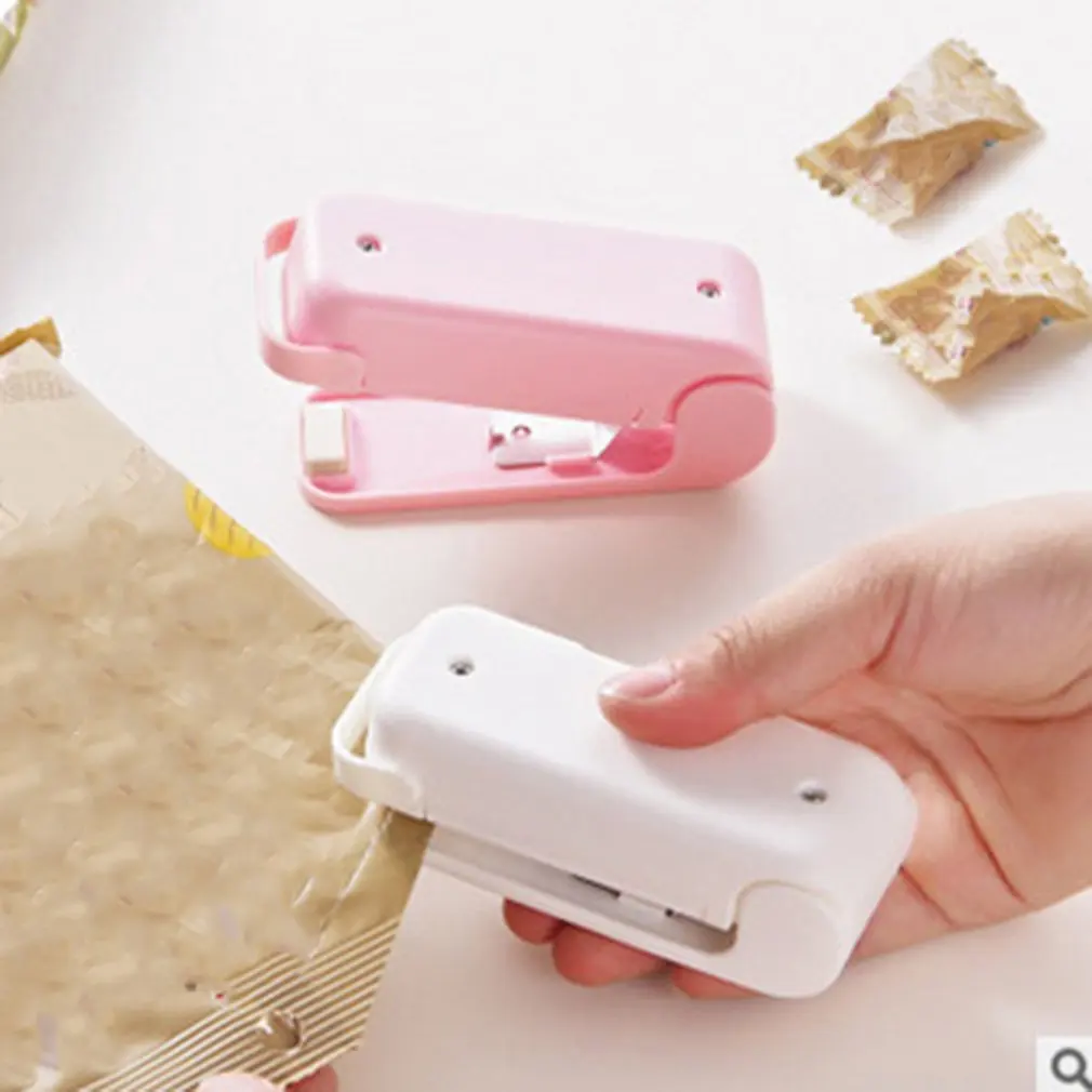 

Portable Bag Clips Handheld Mini Electric Heat Sealing Machine Impulse Sealer Seal Packing Plastic Bag Work