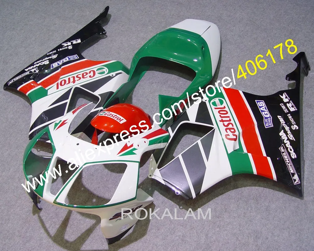 Обтекатели для мотоциклов Honda VTR1000 RC51 SP1 SP2 00-06 RC 51 2000-2006 красный черный зеленый