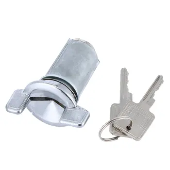 

For Chevy For GMC Ignition Key Switch Lock Cylinder Assembly Chrome With 2 Keys Silver Color Durable Protection