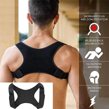 

Back Posture Ccorrection, Shoulder Orthosis, Orthopedics, Clavicle Support Belt For Men and Women