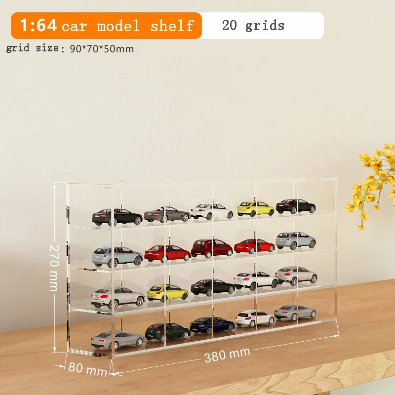 Boîte de rangement transparente pour voiture, modèle de voiture Domeka,  présentoir de chien en bois massif, Hot Wheels, 1:64 - AliExpress