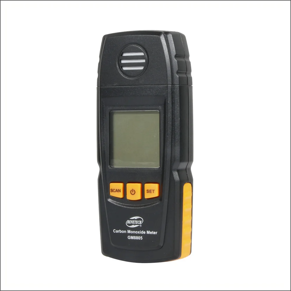 BENETECH Gas Analyzer Air Quality Monitor Handheld Digital Co Monitor Tester Mini Carbon Monoxide Detector GM8805 CO Gas Monitor