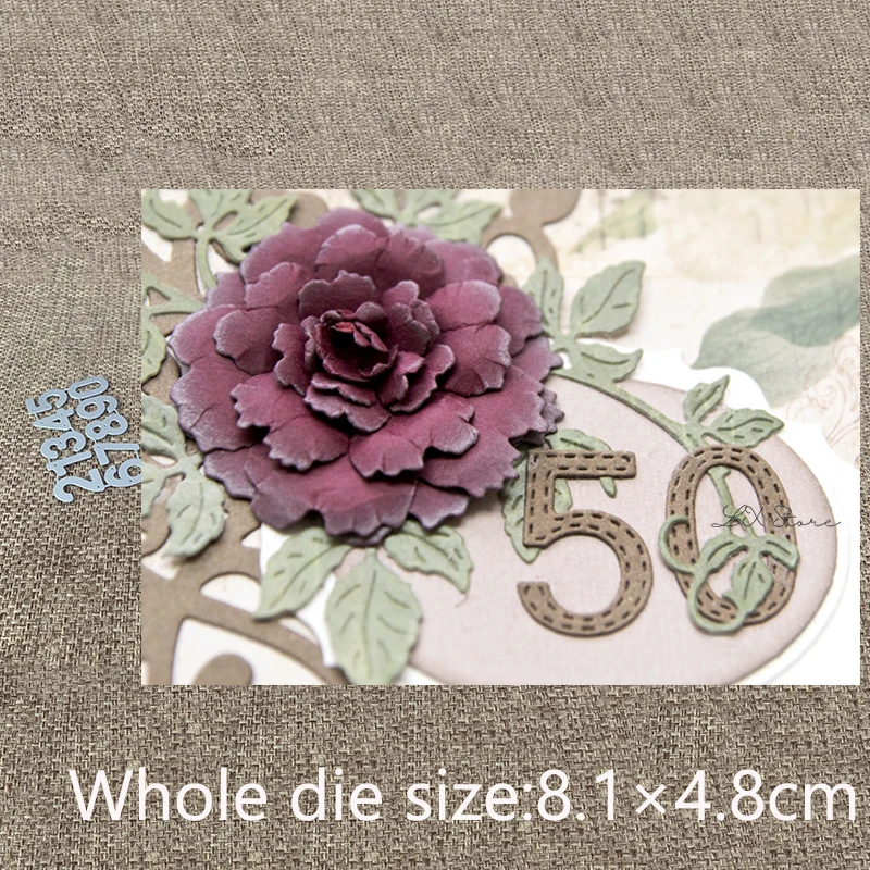 

Металлическая высекальная форма XLDesign для рукоделия, 10 шт., цифровые бриллиантовые украшения, высечки для альбома, бумаги, карточек, тиснения, высечки