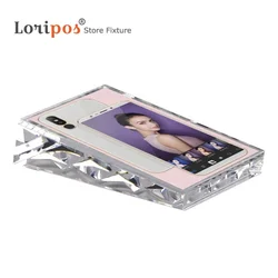 Bloc acrylique Vertical 5 pouces 13x9cm, couverture de carte nom, étiquette de prix, support de panneau de bureau, cadre de Photo pour affiche de téléphone 