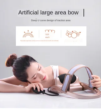 

Manual Cervical Vertebra Tractor Household Neck Care Massage Pillow Protection Pneumatic Massager Convenient Vertebra Treasure