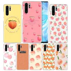 Чехол Peach Blossom для huawei P20 P Smart Z Plus 2019 Nova 5 5i P30 P10 P9 P8 mate 10 20 30 Lite Pro Жесткий чехол для телефона с фруктами