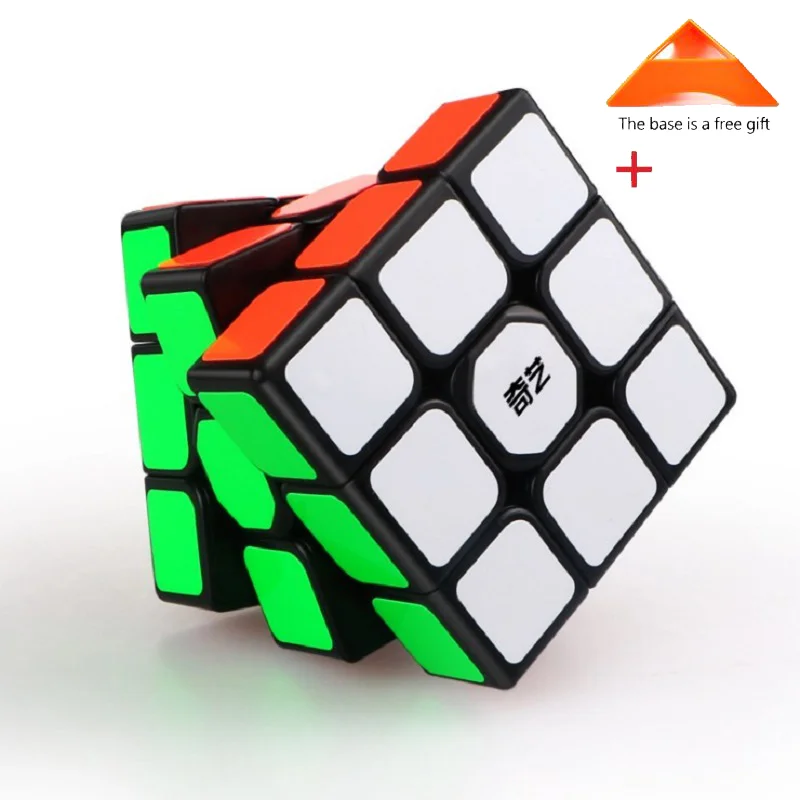 

1Pcs Classic Toys 3x3x3 ABS Sticker Block High Quality Speed Magic Cube Colorful Learning&Educational Puzzle Cubo Magico Toys