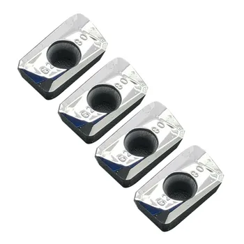 

10pcs Carbide Inserts Kit For Aluminum Mill Cutting Grinding Metalwork Tools Fit