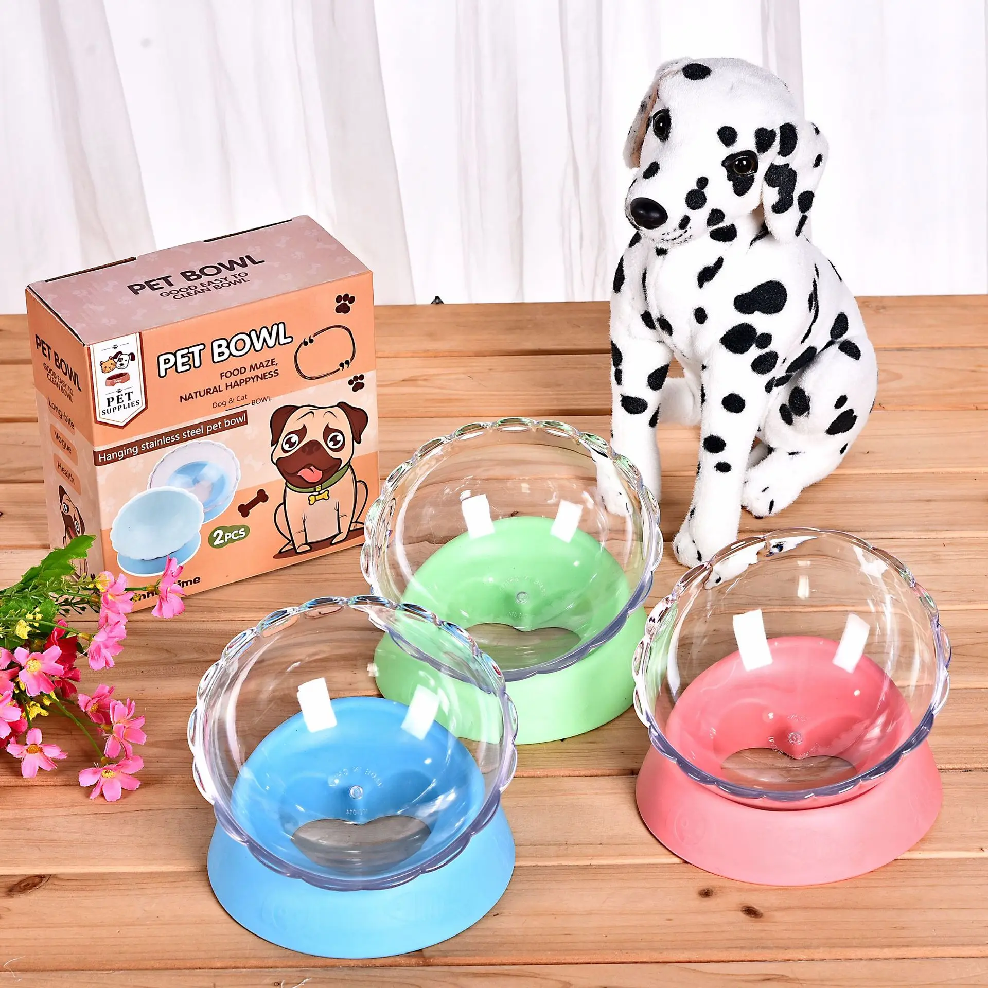 

New Style Tilt Pet Bowl Doggie Bowl Bowl Cat Food Holder Dog Food Basin Pet Drinking Bowl