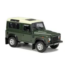 Welly 1:24 Land Rover Defender литая под давлением модель внедорожника автомобиль Зеленый в коробке