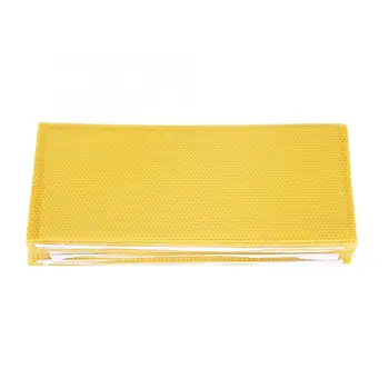 

30PCS Beekeeping Nest Box Foundation Beeswax Honeycomb Sheets Beekeeper Tools Coated Deep Foundation Flake Nest Base Honeycomb