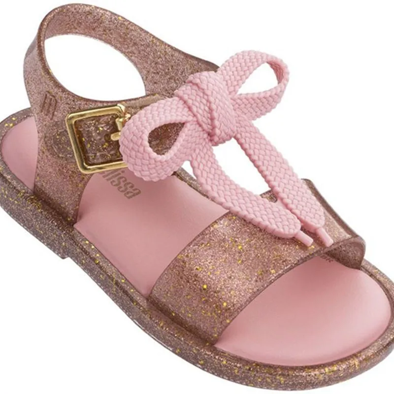 Mini Melissa romaníes 2020 nuevo verano chicas jalea zapatos chica no-slip playa sandalia sencilla niño Sandalias princesa SH19018