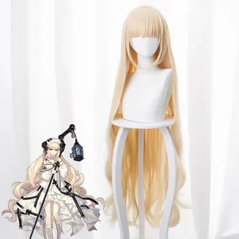 

Anime Cosplay Wig Yellow big wavy long curly hair cosplay game Wigs Synthetic Hair Game Hero Cos Accessories Costume Party Decor