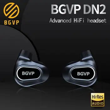 

BGVP DN2 dynamic driver balanced armature 3.5mm 2.5mm 4.4mm headset heavy bass female poison In Ear eaerbuds earphones with mic
