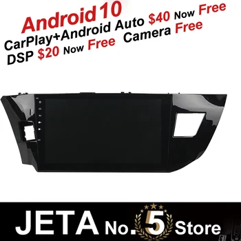 

Fit FOR TOYOTA Corolla 2014 2015 Head unit Car Radio GPS Music player tape recorder Android 10 64GB Navigation DSP IPS screen