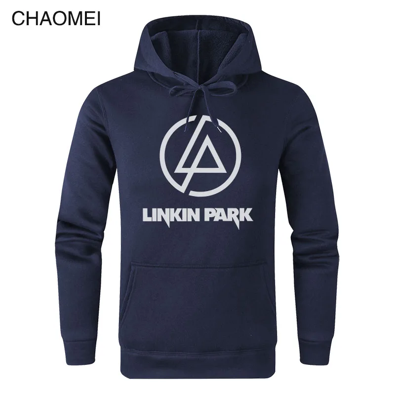 Мужские толстовки в новом стиле Linkin Park, толстовки в стиле хип-хоп Lincoln Rock, Мужская теплая флисовая толстовка с длинным рукавом, модная повседневная толстовка C104