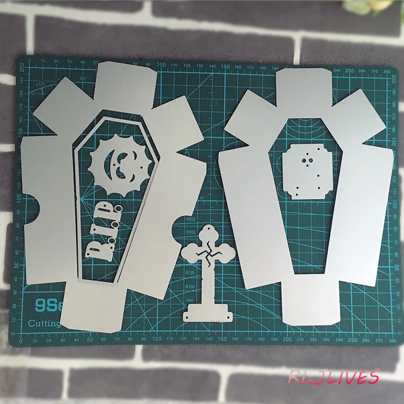 Metal Halloween Cutting Dies Stencil DIY Scrapbooking Album Paper Card...