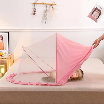 

Net Hot Sale Mosquito Nets Folding 1pc Baby Children Free Installation Antibacterial Anti-viruses Protective #/L