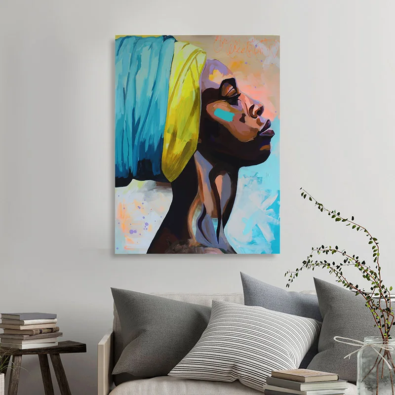 Картина на холсте декоративная картина настенная живопись абстрактный женский