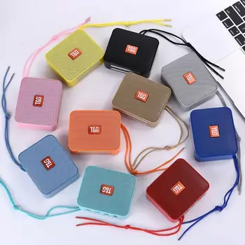 

TG166 Mini Square Wireless Speaker Portable Bluetooth Speaker Stereo Speaker Support Micro TF Card USB Disk With 500mAh Battery