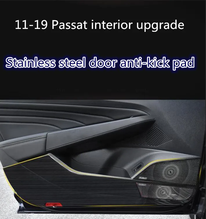 Дверь анти-kick pad подходит только для Volkswagen 11-19 Passat переоборудованный из нержавеющей стали Специальное украшение