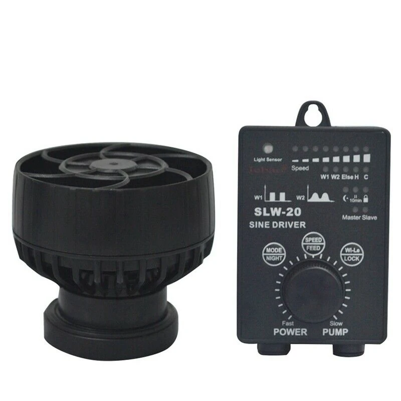 

SLW-20 Sine Wave Flow Wave Maker Quiet Wave Pump 10000 LPH Aquarium US Plug