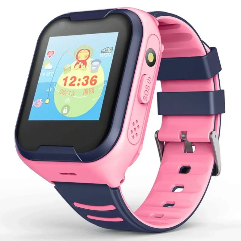 4G Kids Smart Watch GPS Touch Screen IP67 Waterproof Dust-proof SOS SIM Wrist Watch Smartwatch Girls Boys Birthday Gifts