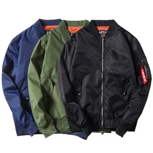 Осенняя мужская куртка-бомбер, толстая зимняя армейская зеленая Военная Мужская летная куртка, зеленое тонкое мужское пальто, верхняя одежда, мотоциклетные пальто