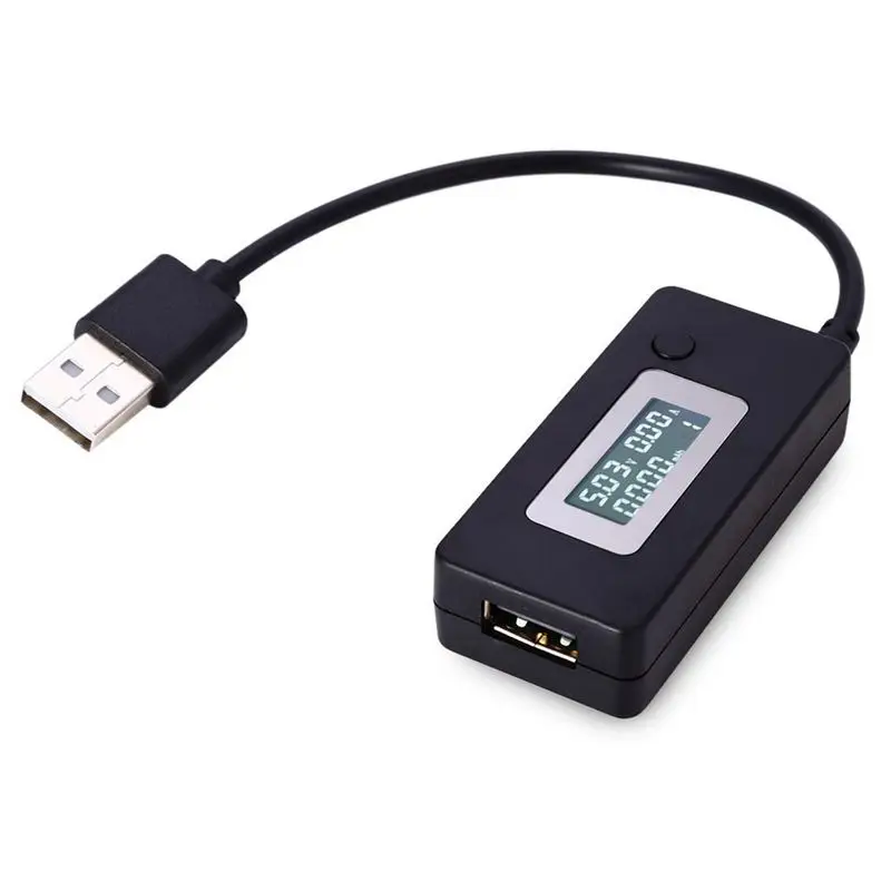 ЖК-дисплей USB детектор Вольтметр Амперметр зарядное устройство Емкость тестер метр Напряжение Ток зарядное устройство QC2.0 3-15 в CNIM горячая распродажа