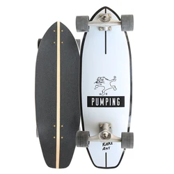 LAND CARVER  Surf Skate Surfboard Ski Training Skateboard Cruising Walking Pumping Fish Skateboard 24-78/80/84 cm