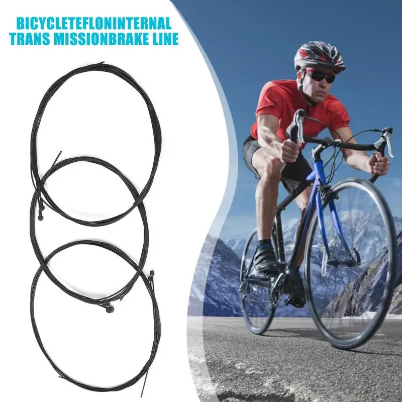 

2pcs Teflon Bike Wire Core Front Rear Derailleur Brake Inner Shifting Cable MTB Bicycle Variable Speed Wire Transmission Cable