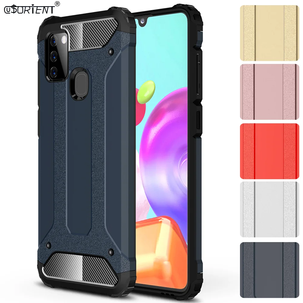 Для Samsung Galaxy A21s Гибридный бронированный чехол для телефона A21 S SM A217F/DS A217F/DSN