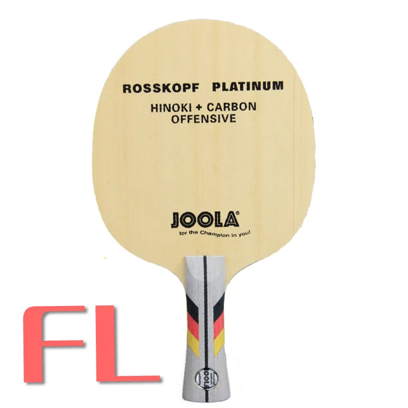 shakehand long FL Joola ROSSKOPF Platinum(5 слоев, HINOKI+ Premium Carbon, offension) лезвие для настольного тенниса с подарочной коробкой ракетка для Пинг-Понга Летучая Мышь - Цвет: shakehand long FL