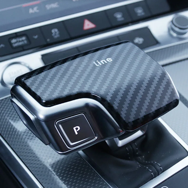 Gelinsi для Audi A6 C8, автомобильный Стайлинг, АБС углеродное волокно, головка переключения передач, верхняя крышка, рамка, накладка, наклейка, аксессуары для интерьера