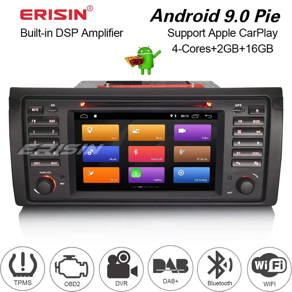 3153 Автомагнитола для BMW 5 серии E39 E53 X5 M5 спутниковая навигация Android DSP Carplay GPS Радио